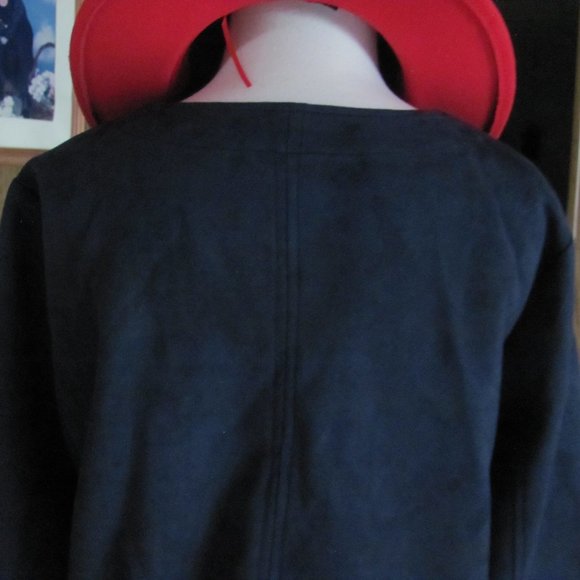 BOB MACKIE WEARABLE ART LADIES FAUX SUEDE JACKET S - Picture 10 of 12